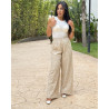 Pantalon large Brodé Pantalon large Brodé